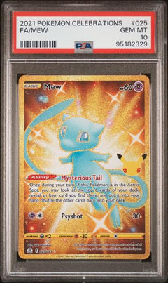 Fa/Mew 2021 Pokemon Celebrations #025 PSA 10-1