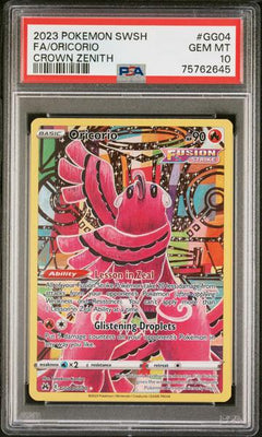 Fa/Oricorio 2023 Pokemon Sword And Shield Crown Zenith Crown Zenith #GG04 PSA 10-1