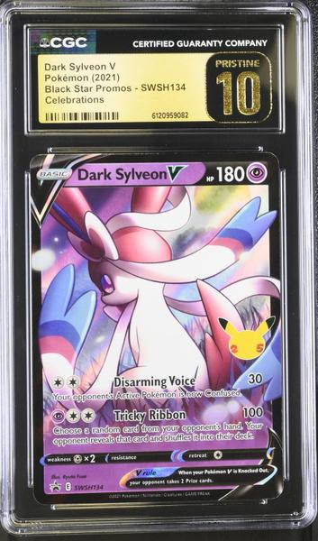 Dark Sylveon V Celebrations 2021 Black Star Promos #SWSH134 CGC PRISTINE 10-1