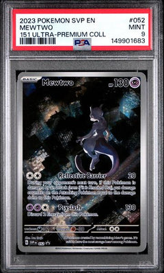 Mewtwo 2023 Pokemon Svp En-Sv Black Star Promo 151 Ultra-Premium Coll #052 PSA 9-1