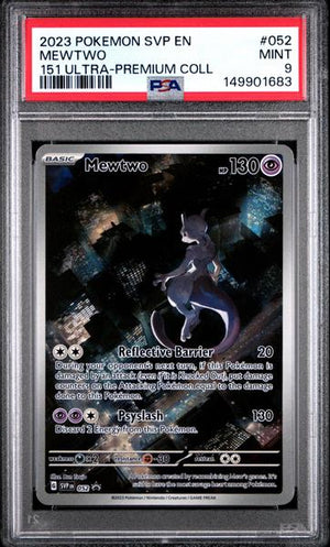 Mewtwo 2023 Pokemon Svp En-Sv Black Star Promo 151 Ultra-Premium Coll #052 PSA 9