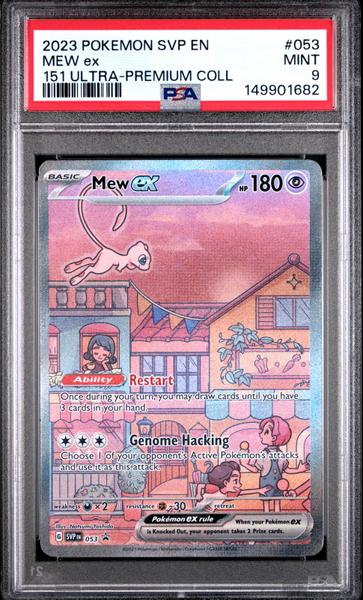 Mew Ex 2023 Pokemon Svp En-Sv Black Star Promo 151 Ultra-Premium Coll #053 PSA 9