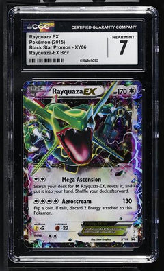 Rayquaza EX Rayquaza EX Box 2015 Black Star Promos #XY66 CGC 7-1