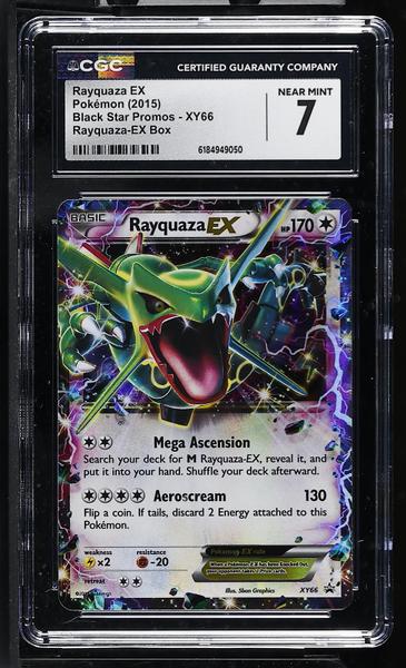 Rayquaza EX Rayquaza EX Box 2015 Black Star Promos #XY66 CGC 7-1