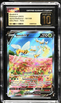 Beedrill V Ultra Rare, Holo 2022 Astral Radiance #161/189 CGC PRISTINE 10-1
