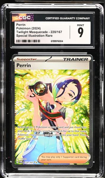Perrin Special Illustration Rare 2024 Twilight Masquerade #220/167 CGC 9-1