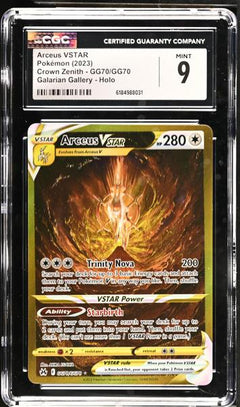 Arceus VSTAR Galarian Gallery, Holo 2023 Crown Zenith #GG70/GG70 CGC 9-1