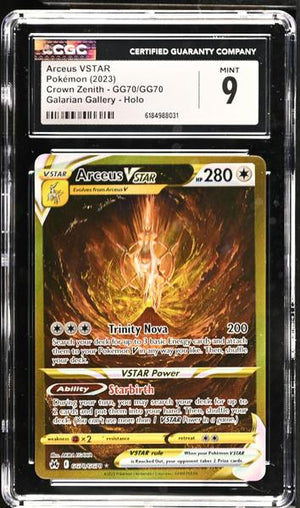 Arceus VSTAR Galarian Gallery, Holo 2023 Crown Zenith #GG70/GG70 CGC 9
