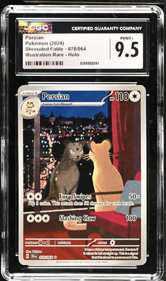 Persian Illustration Rare, Holo 2024 Shrouded Fable #078/064 CGC 9.5-1