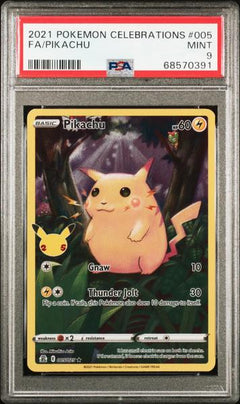 Fa/Pikachu 2021 Pokemon Celebrations #005 PSA 9-1