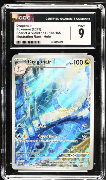 Dragonair Illustration Rare, Holo 2023 Scarlet & Violet 151 #181/165 CGC 9