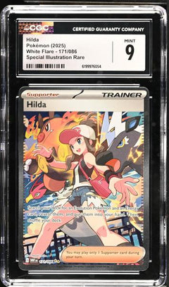 Hilda Special Illustration Rare 2025 White Flare #171/086 CGC 9-1