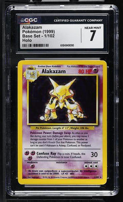 Alakazam Holo 1999 Base Set #1/102 CGC-1
