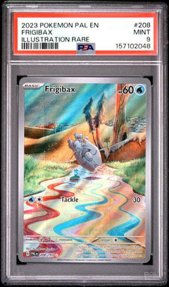 Frigibax 2023 Pokemon Pal En-Paldea Evolved Illustration Rare #208 PSA 9-1