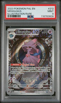 Mismagius 2023 Pokemon Pal En-Paldea Evolved Illustration Rare #212 PSA 9-1