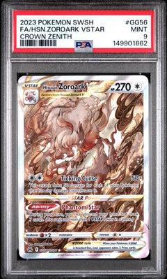 Fa/Hsn.Zoroark Vstar 2023 Pokemon Sword And Shield Crown Zenith Crown Zenith #GG56 PSA 9-1
