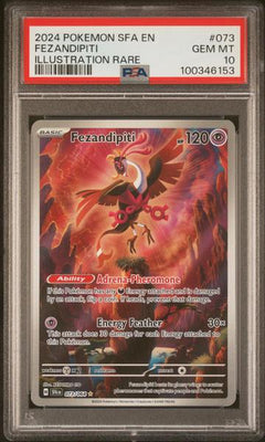 Fezandipiti 2024 Pokemon Sfa En-Shrouded Fable Illustration Rare #073 PSA 10-1
