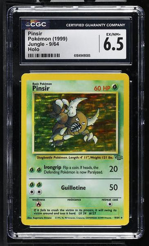 Pinsir Holo 1999 Jungle #9/64 CGC 6.5