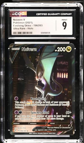 Noivern V Ultra Rare, Holo 2021 Evolving Skies #196/203 CGC 9-1