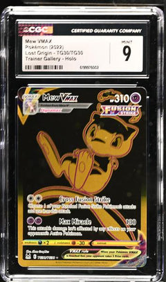 Mew VMAX Trainer Gallery, Holo 2022 Lost Origin #TG30/TG30 CGC 9-1