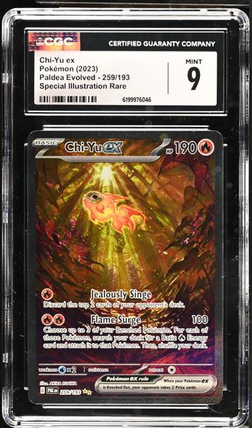 Chi-Yu ex Special Illustration Rare 2023 Paldea Evolved #259/193 CGC 9-1