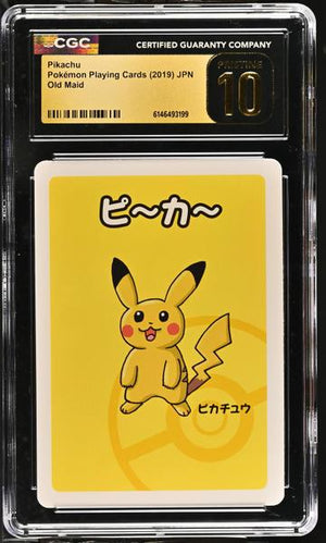 Pikachu 2019 Old Maid CGC PRISTINE 10