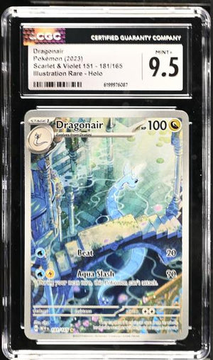 Dragonair Illustration Rare, Holo 2023 Scarlet & Violet 151 #181/165 CGC 9.5