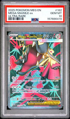 Mega Mawile Ex 2025 Pokemon Meg En-Mega Evolution Ultra Rare #162 PSA 10-1