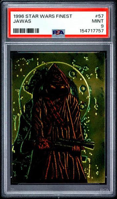 Jawas 1996 Topps Finest Star Wars #57 PSA 9-1