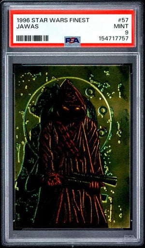 Jawas 1996 Topps Finest Star Wars #57 PSA 9
