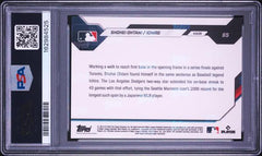 Shohei Ohtani Ichiro 2026 Topps Now #65 PSA 10-2