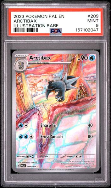 Arctibax 2023 Pokemon Pal En-Paldea Evolved Illustration Rare #209 PSA 9