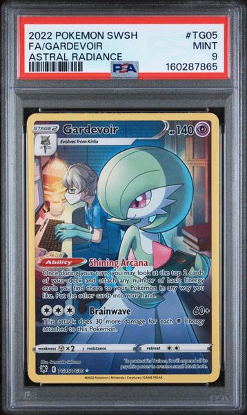 Fa/Gardevoir 2022 Pokemon Sword & Shield Astral Radiance Astral Radiance #TG05 PSA 9