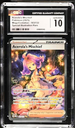 Acerola's Mischief Special Illustration Rare 2025 Mega Evolution #183/132 CGC 10-1