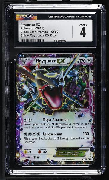 Rayquaza EX Shiny Rayquaza EX Box 2015 Black Star Promos #XY69 CGC 4