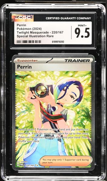 Perrin Special Illustration Rare 2024 Twilight Masquerade #220/167 CGC 9.5