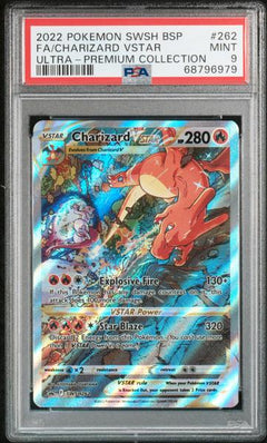 Fa/Charizard Vstar 2022 Pokemon Swsh Black Star Promo Ultra-Premium Collection #262 PSA 9-1