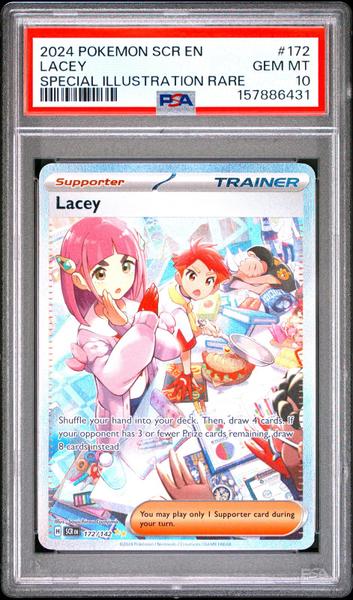 Lacey 2024 Pokemon Scr En-Stellar Crown Special Illustration Rare #172 PSA 10