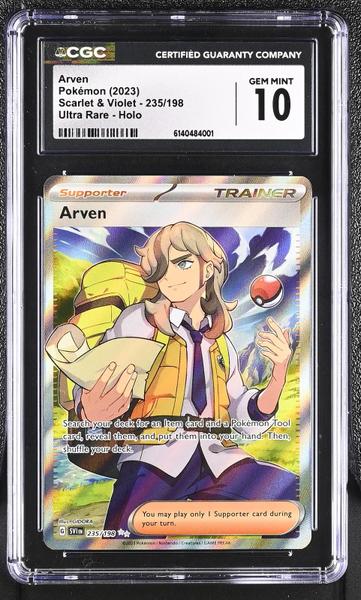 Arven Ultra Rare, Holo 2023 Scarlet & Violet #235/198 CGC 10