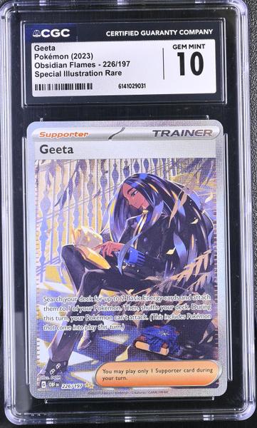 Geeta Special Illustration Rare 2023 Obsidian Flames #226/197 CGC 10