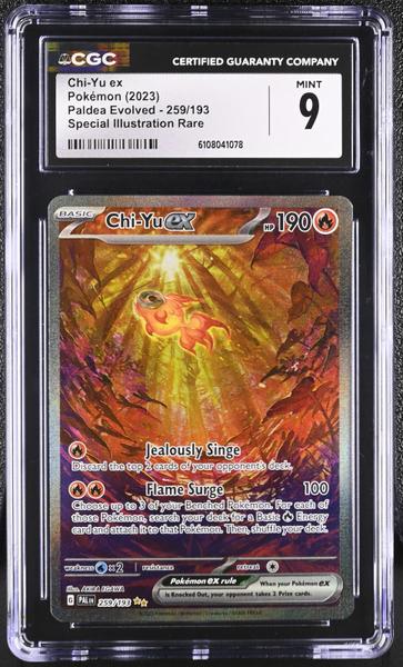 Chi-Yu ex Special Illustration Rare 2023 Paldea Evolved #259/193 CGC 9