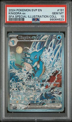 Kingdra Ex 2024 Pokemon Svp En-Sv Black Star Promo Sfa Special Illustration Coll #131 PSA 10-1