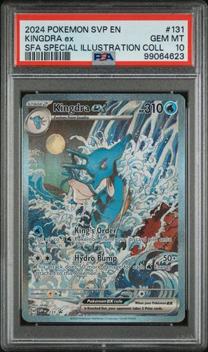 Kingdra Ex 2024 Pokemon Svp En-Sv Black Star Promo Sfa Special Illustration Coll #131 PSA 10