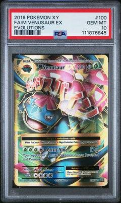 Fa/M Venusaur Ex 2016 Pokemon Xy Evolutions Evolutions #100 PSA 10-1
