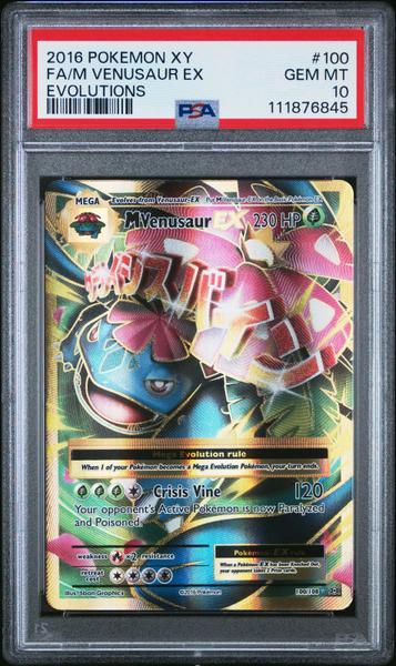 Fa/M Venusaur Ex 2016 Pokemon Xy Evolutions Evolutions #100 PSA 10-1