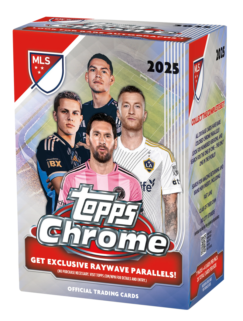 2025 Topps Chrome MLS Blaster Box-1