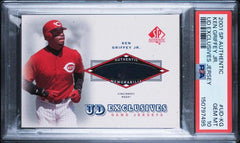 Ken Griffey Jr. 2001 Sp Authentic Upper Deck Exclusives Jersey #UD-KG PSA 10-1