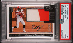 Baker Mayfield 2018 Panini One Patch Autograph 182/199 #2 PSA 9-1