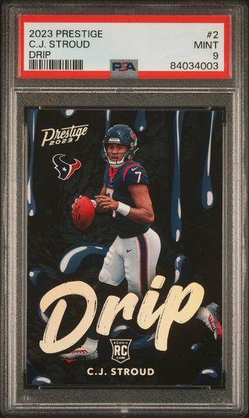 Cj Stroud 2023 Panini Prestige NFL Drip #2 PSA 9-1