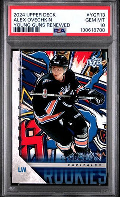 Alexander Ovechkin 2024 Upper Deck Young Guns Renewed #YGR13 PSA 10-1